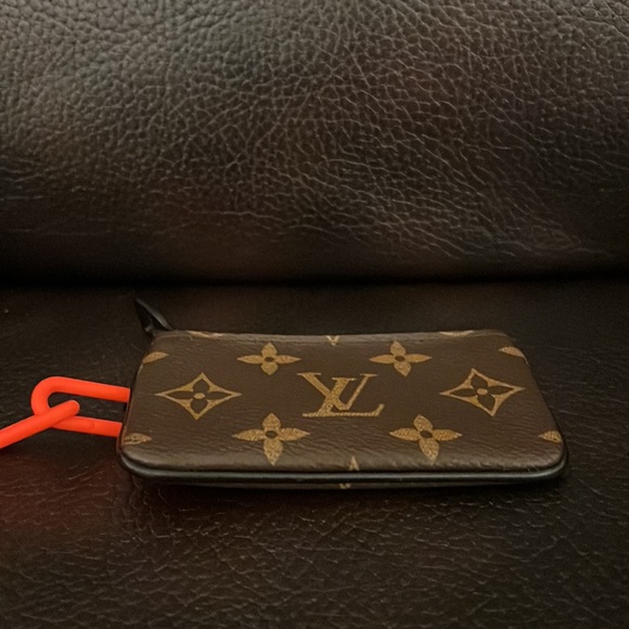 Louis Vuitton x Virgil Abloh Monogram logo Solar Ray Key coin pouch wallet NEW - Picture 10 of 14